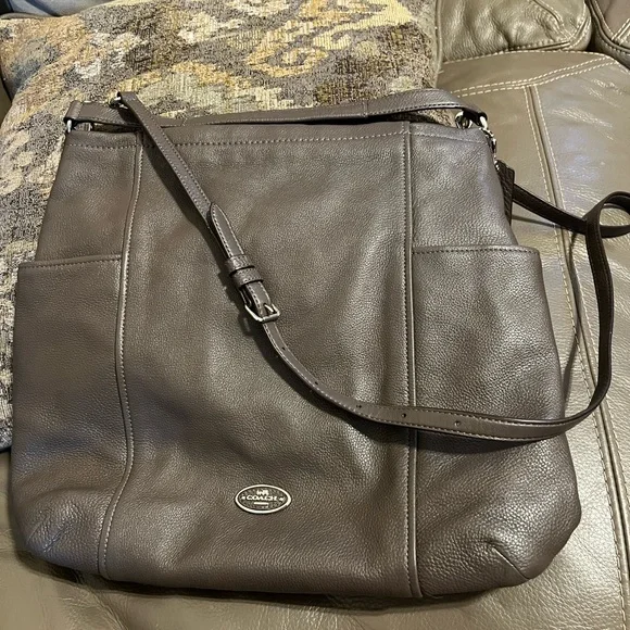 Coach Dark Brown Leather Bag - Picture 1 of 16